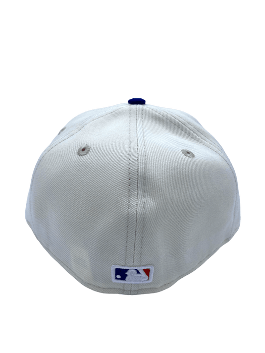 New Era Fitted Hat Los Angeles Dodgers New Era Chrome/Blue Custom Mexico Themed 59FIFTY Fitted Hat