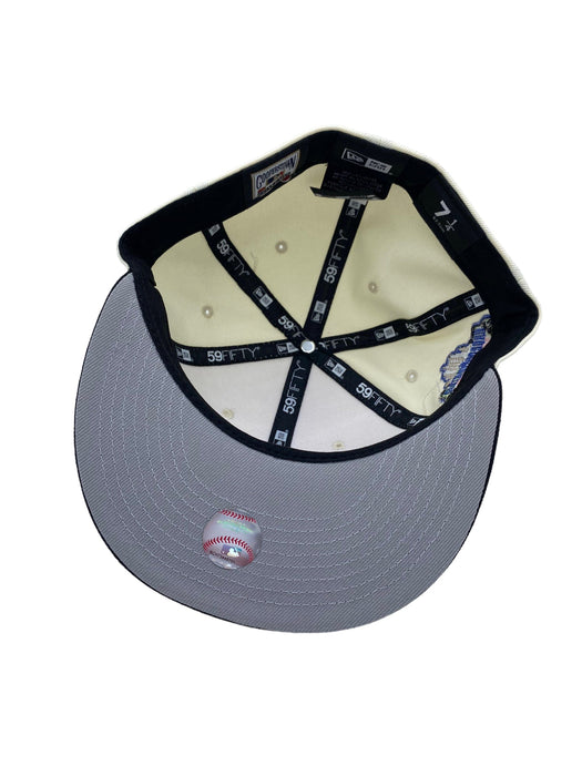 Los Angeles Dodgers New Era Cream NFS West Coast Pack Custom Side Patch 59FIFTY Fitted Hat
