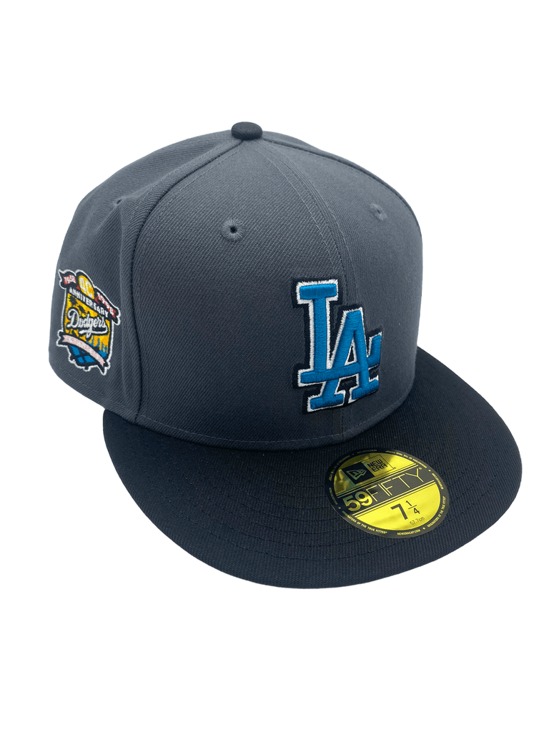 Los Angeles Dodgers New Era Custom Gray/Tie Dye Side Patch 59FIFTY Fit