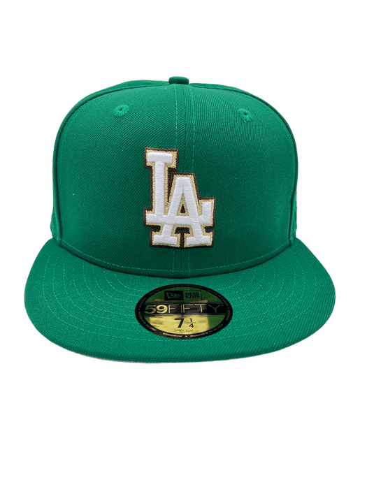 Los Angeles Dodgers New Era Green Custom Gamer Pack Side Patch 59FIFTY Fitted Hat