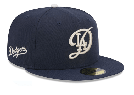 New Era Fitted Hat Los Angeles Dodgers New Era Navy 2024 City Connect 59FIFTY Fitted Hat