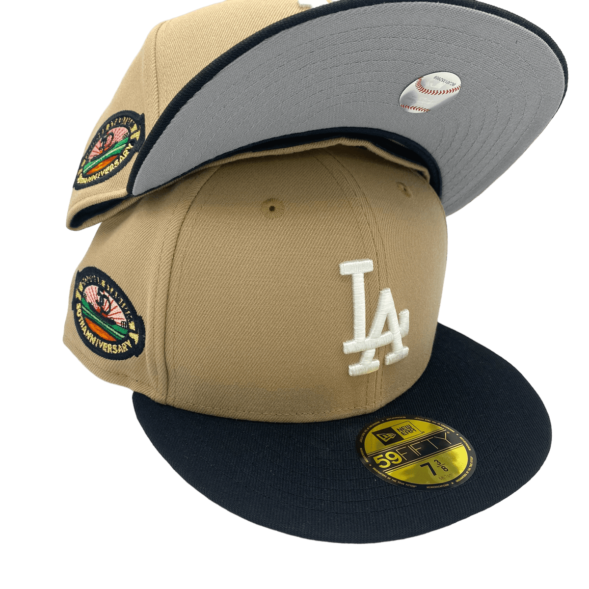 Los Angeles Dodgers New Era Tan/Black Chalino Custom Side 