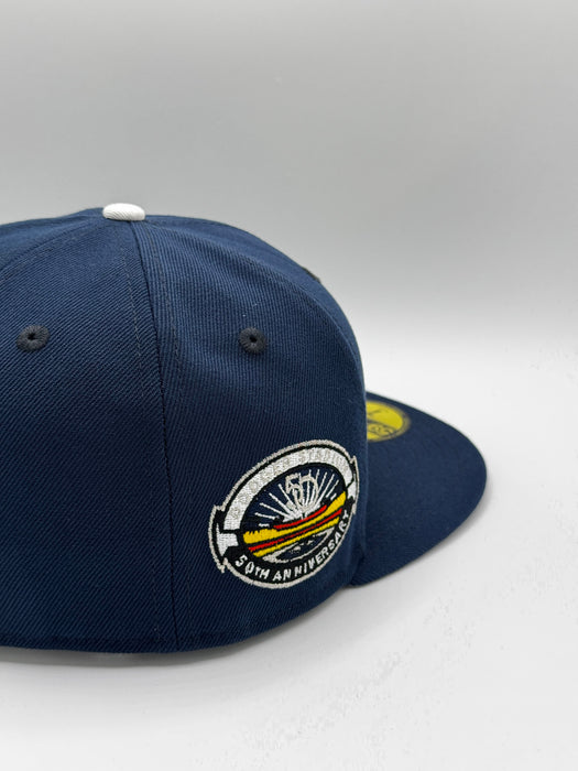 New Era Fitted Hat Los Angeles Dodgers New Era Westside With Love Side Patch 59FIFTY Fitted Hat