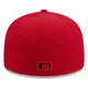 New Era Fitted Hat Men's Houston Astros  Red and Black Basic New Era 59FIFTY Fitted Hat