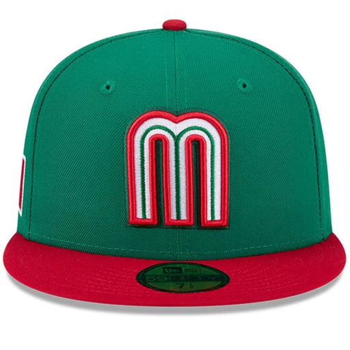 New Era Fitted Hat Mexico Baseball New Era 2026 World Baseball Classic 59FIFTY Fitted Hat - Green/Red - Men's