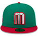 New Era Fitted Hat Mexico Baseball New Era 2026 World Baseball Classic 59FIFTY Fitted Hat - Green/Red - Men's