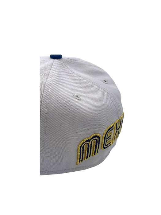 Mexico New Era Gray/Navy Custom 59FIFTY Fitted Hat -Men's