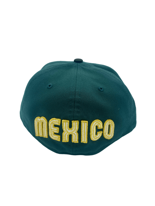 Mexico New Era Green/Black Custom Side Patch 59FIFTY Fitted Hat -Men's