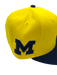 New Era Fitted Hat Michigan Wolverines New Era Maze/Blue Custom Side Patch 59FIFTY Fitted Hat - Men's