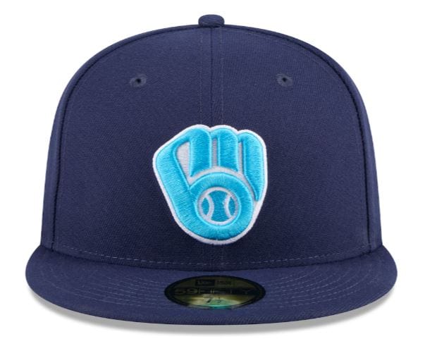 Milwaukee Brewers New Era Navy 2024 Father's Day 59FIFTY Fitted Hat