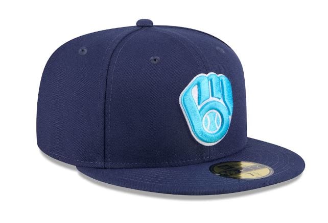 Milwaukee Brewers New Era Navy 2024 Father's Day 59FIFTY Fitted Hat