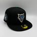 New Era Fitted Hat Minnesota Timberwolves New Era Black Rarity Custom 59FIFTY Fitted Hat - Men's