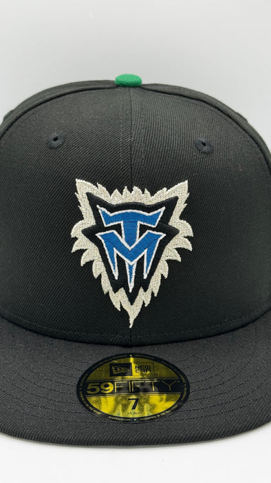 New Era Fitted Hat Minnesota Timberwolves New Era Black Rarity Custom 59FIFTY Fitted Hat - Men's
