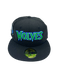 New Era Fitted Hat Minnesota Timberwolves New Era Black Script Custom Side Patch 59FIFTY Fitted Hat - Men's