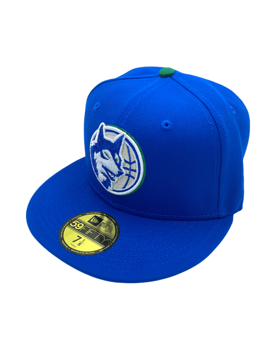 New Era Fitted Hat Minnesota Timberwolves New Era Blue 1994 ASG Custom Side Patch 59FIFTY Fitted Hat - Men's