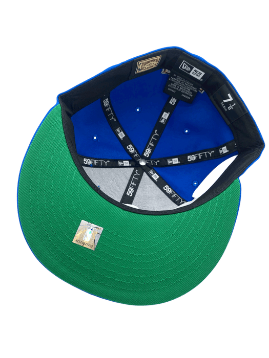 New Era Fitted Hat Minnesota Timberwolves New Era Blue 1994 ASG Custom Side Patch 59FIFTY Fitted Hat - Men's