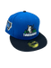 New Era Fitted Hat Minnesota Timberwolves New Era Blue/Black Trees are Back Custom 59FIFTY Fitted Hat - Men's