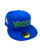New Era Fitted Hat Minnesota Timberwolves New Era Blue Script Custom Side Patch 59FIFTY Fitted Hat - Men's