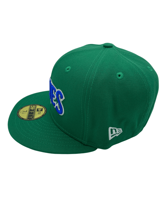New Era Fitted Hat Minnesota Timberwolves New Era Classic Green Custom Side Patch 59FIFTY Fitted Hat - Men's