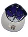 New Era Fitted Hat Minnesota Timberwolves New Era Purple Script Custom Side Patch 59FIFTY Fitted Hat - Men's