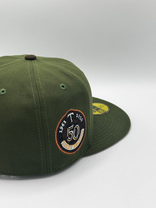 Minnesota Twins Farewell Fall Rifle Green Custom New Era Side Patch 59fifty
