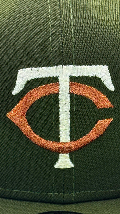 Minnesota Twins Farewell Fall Rifle Green Custom New Era Side Patch 59fifty