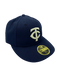 New Era Fitted Hat Minnesota Twins New Era 2023 Authentic Collection Low Profile Navy Alternate 59FIFTY Fitted Hat