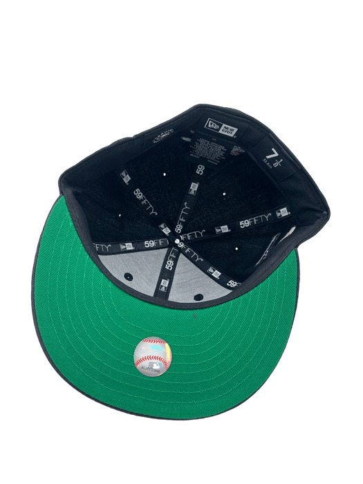 Minnesota Twins New Era Black/Charcoal Custom Side Patch 59FIFTY Fitted Hat - Men's