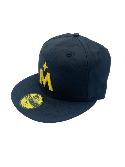 New Era Fitted Hat Minnesota Twins New Era Black Custom Buxangeles Side Patch 59FIFTY Fitted Hat - Men's