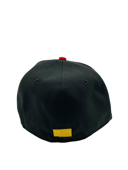 New Era Fitted Hat Minnesota Twins New Era Black/Gold Sneaky Custom 59FIFTY Fitted Hat - Men's