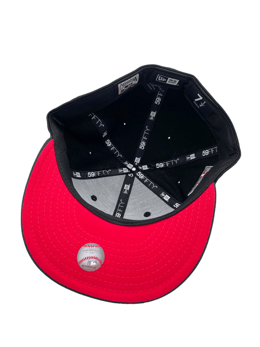New Era Fitted Hat Minnesota Twins New Era Black/Green RG Custom Side Patch 59FIFTY Fitted Hat