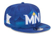 New Era Fitted Hat Minnesota Twins New Era Blue 2024 City Connect Ripple 59FIFTY Fitted Hat - Men's