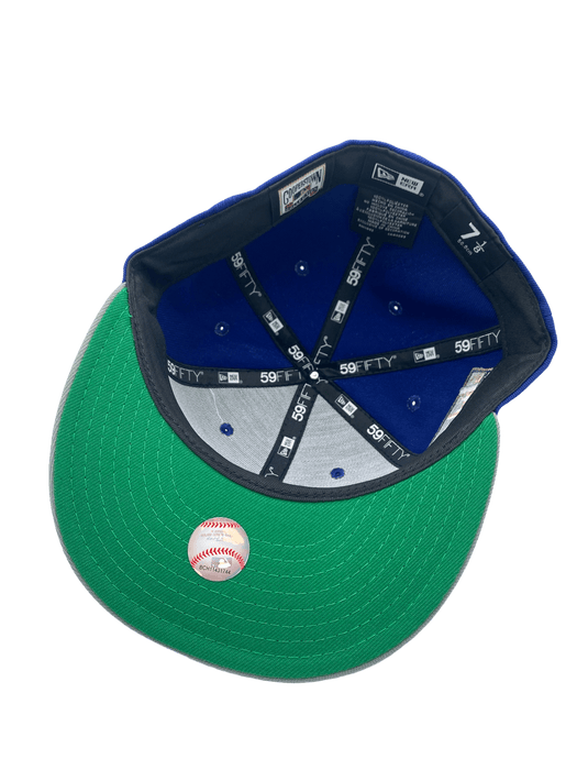 New Era Fitted Hat Minnesota Twins New Era Blue/Silver Custom Side Patch 59FIFTY Fitted Hat - Men's