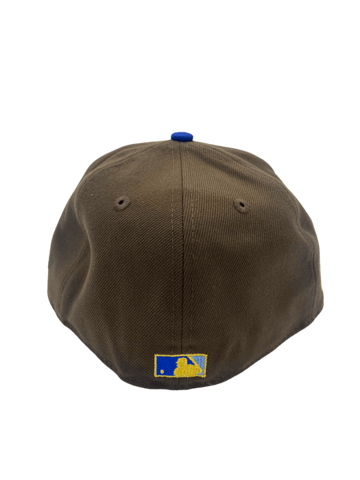 Minnesota Twins New Era Brown/Blue Custom TC Script Side Patch 59FIFTY Fitted Hat - Men's