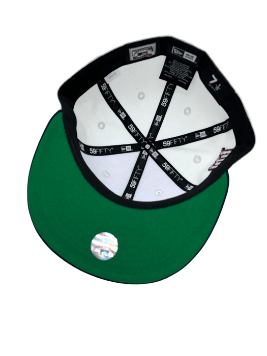 New Era Fitted Hat Minnesota Twins New Era Chrome 1987 WS Champs Custom Side Patch 59FIFTY Fitted Hat - Men's