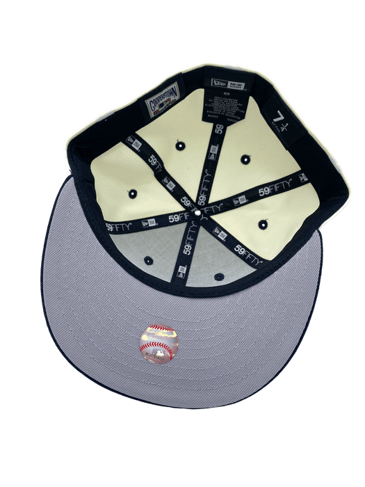 Minnesota Twins New Era Chrome/Navy M Custom 59FIFTY Fitted Hat