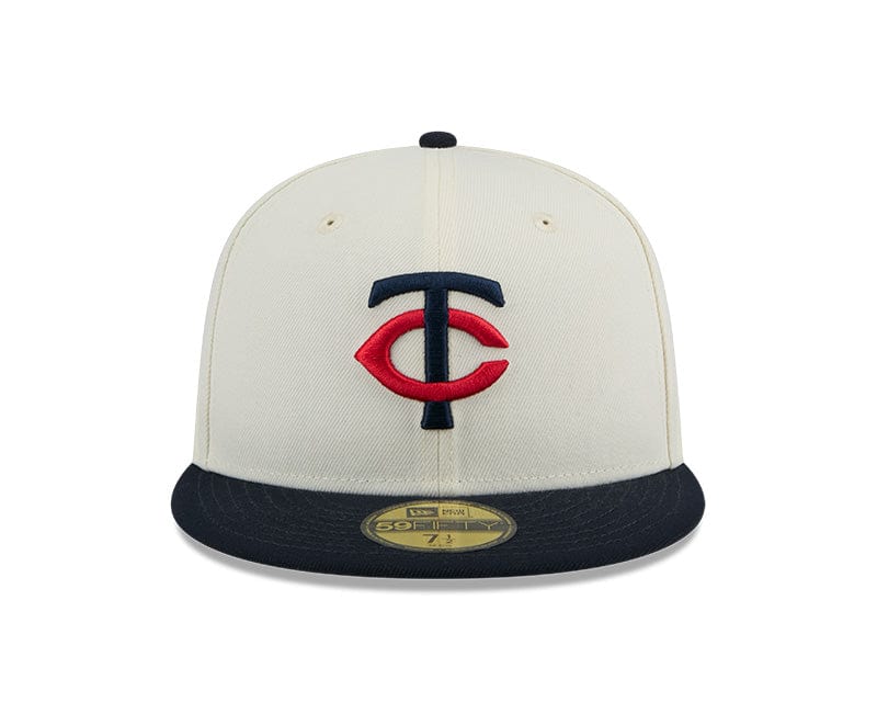 Minnesota Twins New Era Chrome/Navy TC 2 Tone 59FIFTY Fitted Hat