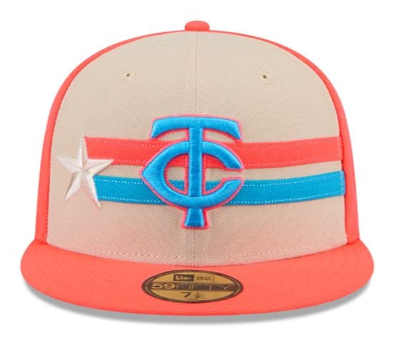 Minnesota Twins New Era Cream 2024 MLB All Star Game Side Patch 59FIFTY Fitted Hat - Men's