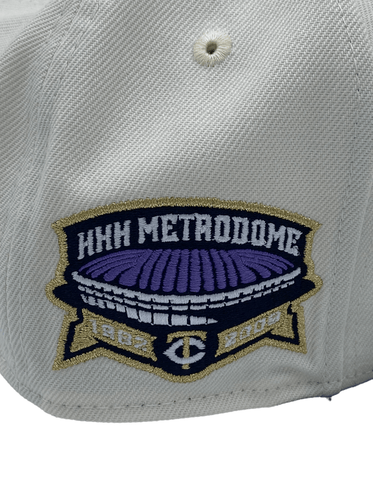 New Era 59Fifty Minnesota Twins Metrodome Patch Hat - White