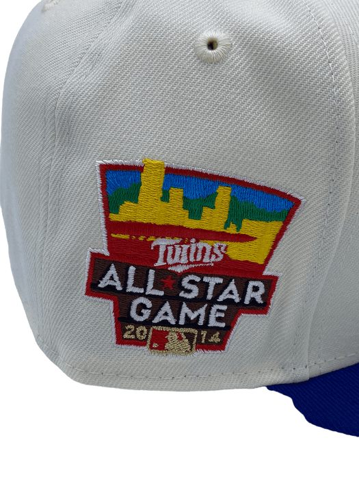 Minnesota Twins New Era Cream Super M Custom Side Patch 59FIFTY Fitted Hat