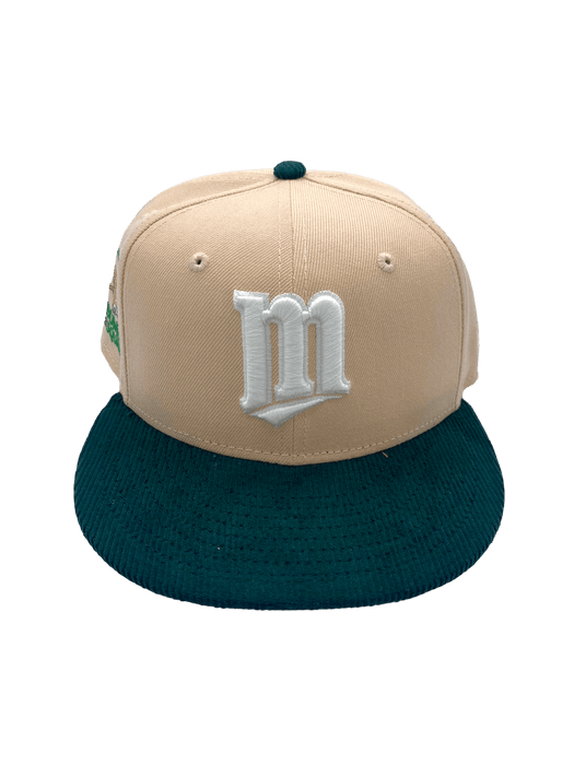 New Era Fitted Hat Minnesota Twins New Era Custom Peach Mojito Side Patch 59FIFTY Fitted Hat