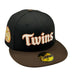 Minnesota Twins New Era Gothic Script Custom Side Patch 59FIFTY Fitted Hat