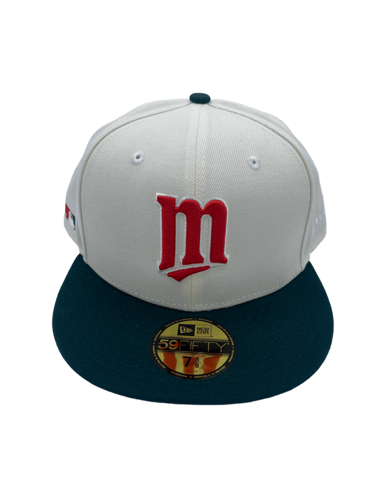 Minnesota Twins New Era Green/Red Hockey Custom Side Patch 59FIFTY Fitted Hat