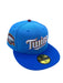 Minnesota Twins New Era Light Blue/Blue Custom Side Patch 59FIFTY Fitted Hat - Men's