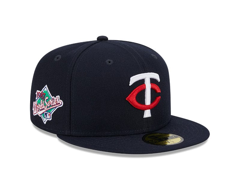 Minnesota Twins New Era Navy 1987 World Series Side Patch 59FIFTY Fitted Hat