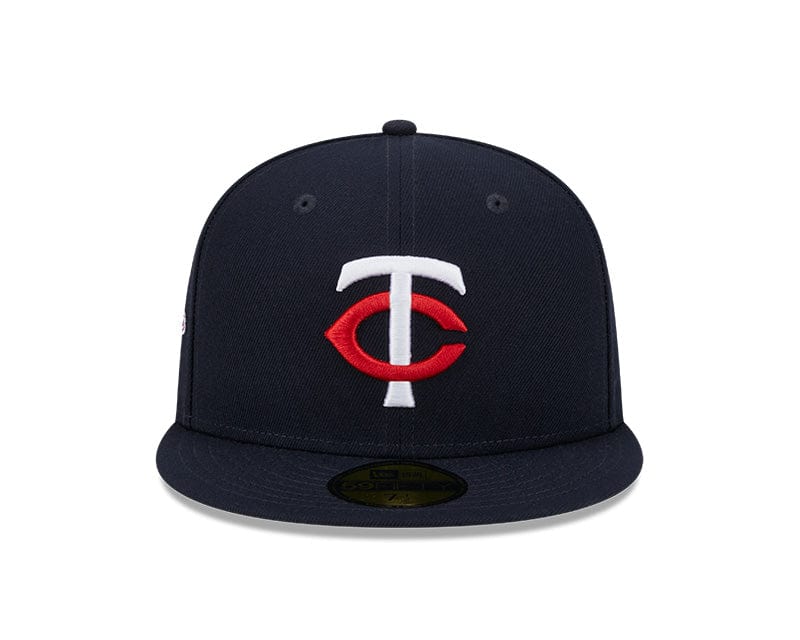 New Era Fitted Hat Minnesota Twins New Era Navy 1987 World Series Side Patch 59FIFTY Fitted Hat