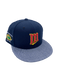 New Era Fitted Hat Minnesota Twins New Era Navy/Pinstripe What The? Custom Side Patch 59FIFTY Fitted Hat - Men's