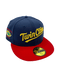 New Era Fitted Hat Minnesota Twins New Era Navy/Red TOW Custom Side Patch 59FIFTY Fitted Hat - Men's