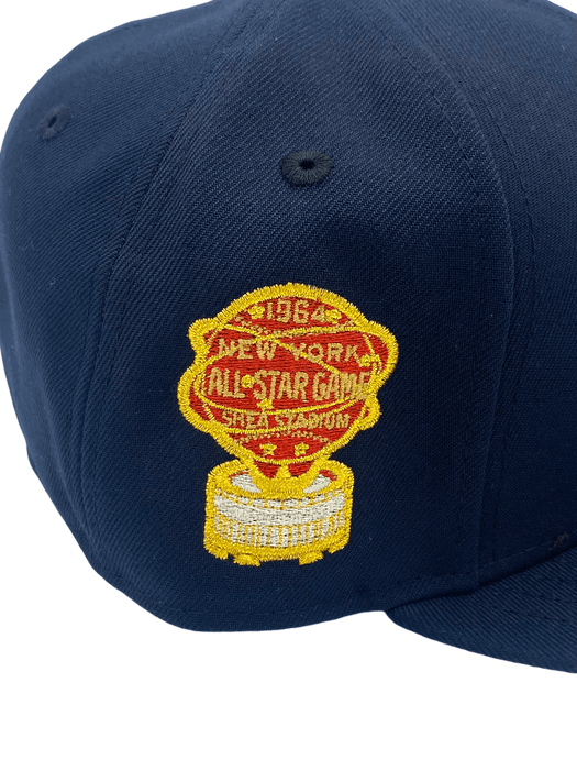 New Era Fitted Hat Minnesota Twins New Era Navy Tony O's Custom Side Patch 59FIFTY Fitted Hat - Men's