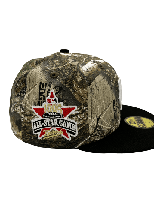 New Era Fitted Hat Minnesota Twins New Era TC Realtree Camo Custom Side Patch 59FIFTY Fitted Hat